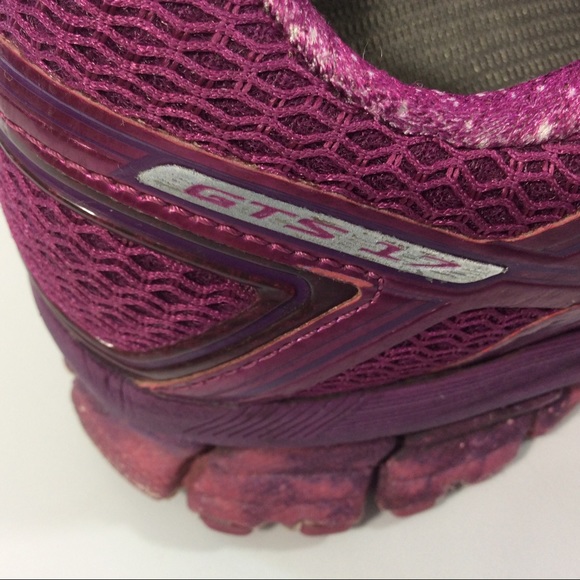 Brooks 8.5/6.6/40 GTS I7 Adrenaline Purple Running Shoes - Picture 8 of 11